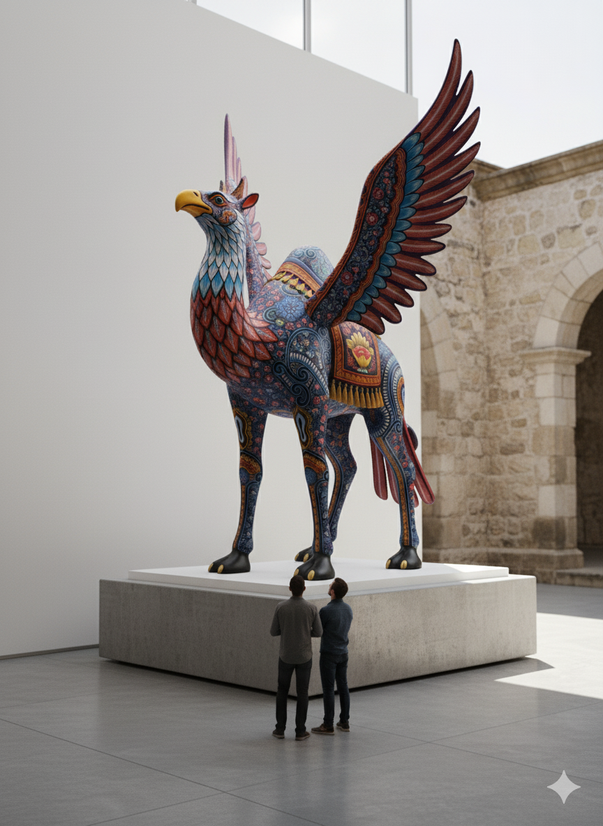 Alebrije - Falcon & Camel - Emimex